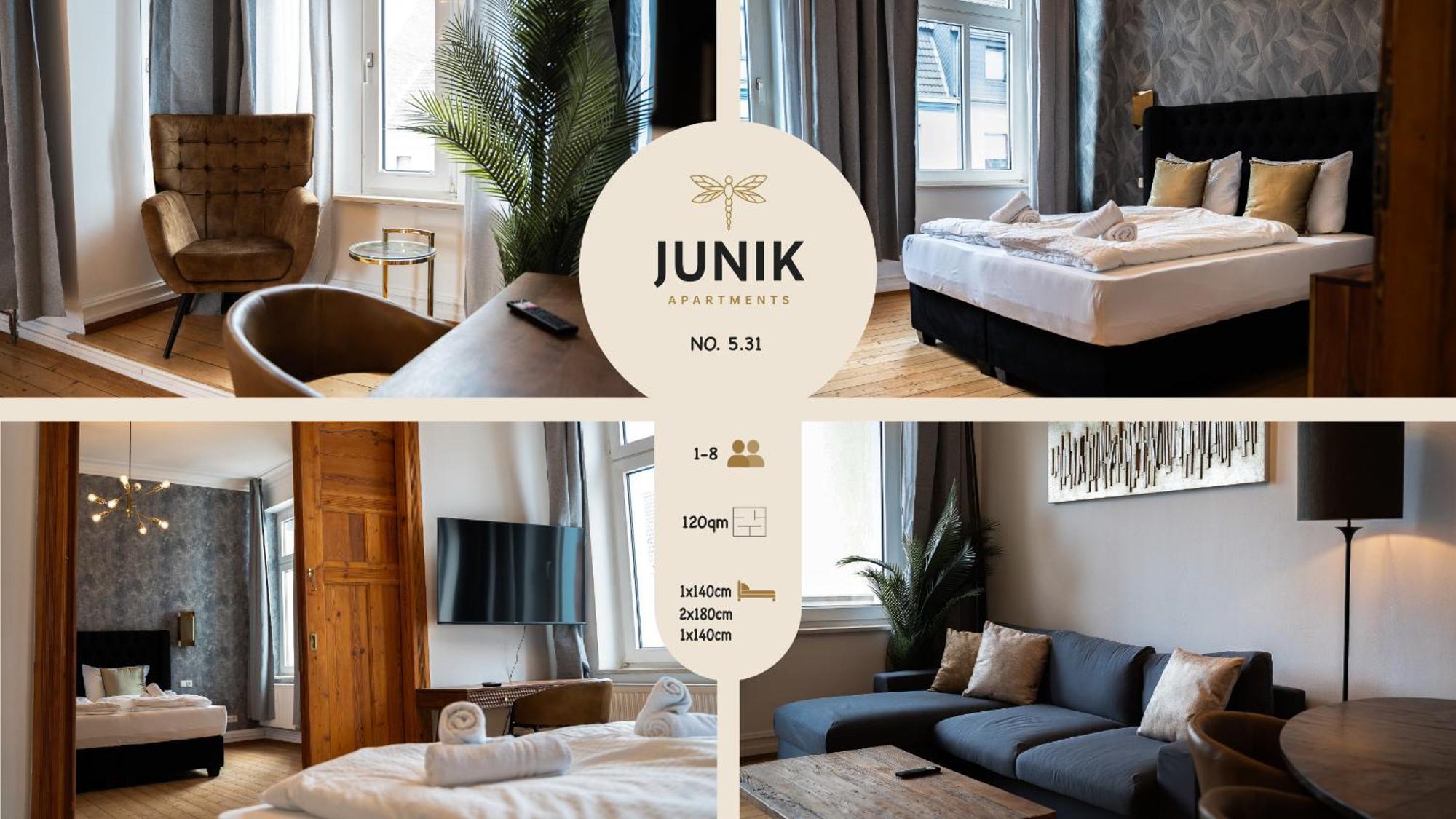 Junik Apartments - Deine Cityapartments In Duisburgo Camera foto